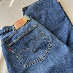 Levis Vintage Y2K 501 XX Button Fly Jeans Mens 40x32 Straight leg Mexico Made